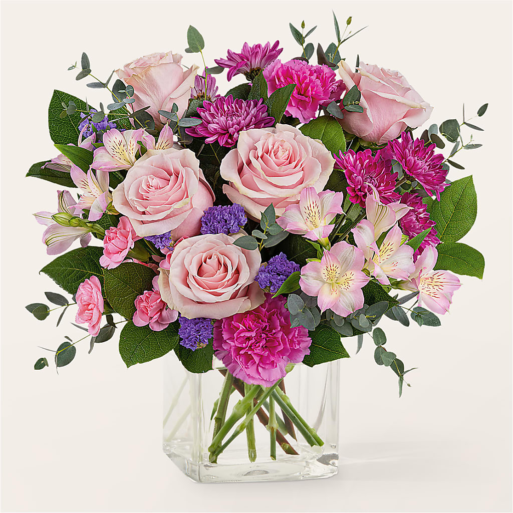 Rosy Radiance Bouquet – Floral Designs Atlanta Llc, Atlanta GA