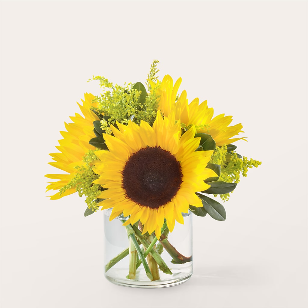 Beaming Sunflower Bouquet – Floral Designs Atlanta Llc, Atlanta GA