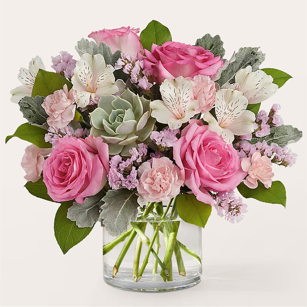 Dusty Rose Bouquet – Floral Designs Atlanta Llc, Atlanta GA