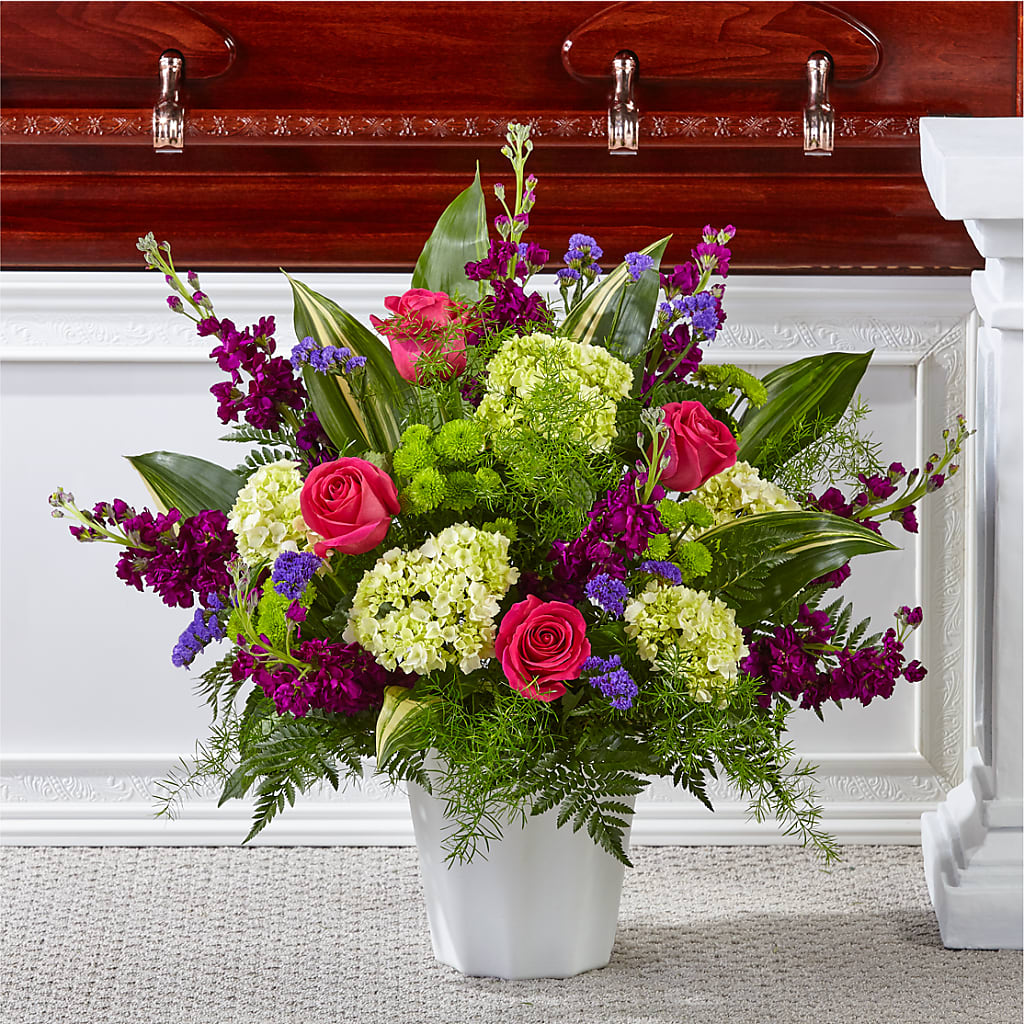 Beautiful Horizons Floor Basket – Floral Designs Atlanta Llc, Atlanta GA