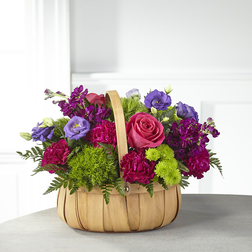 Serene Sanctuary Basket – Floral Designs Atlanta Llc, Atlanta GA