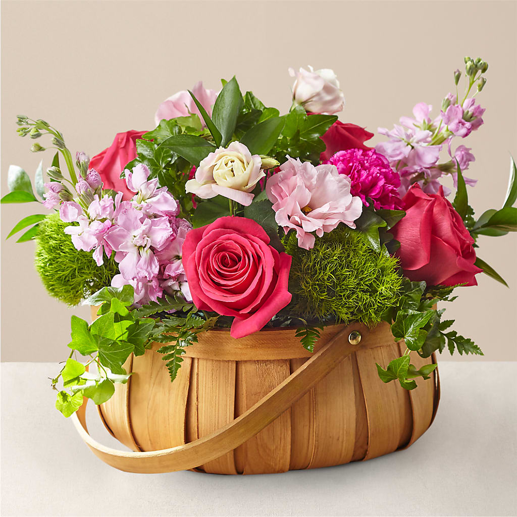 Radiance in Bloom Basket – Floral Designs Atlanta Llc, Atlanta GA