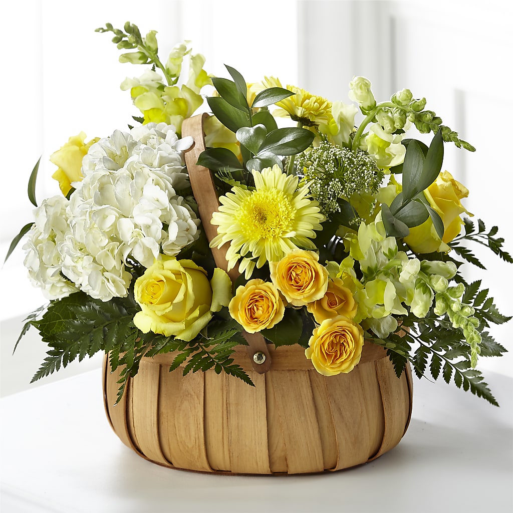 Rustic Remembrance Basket – Floral Designs Atlanta Llc, Atlanta GA