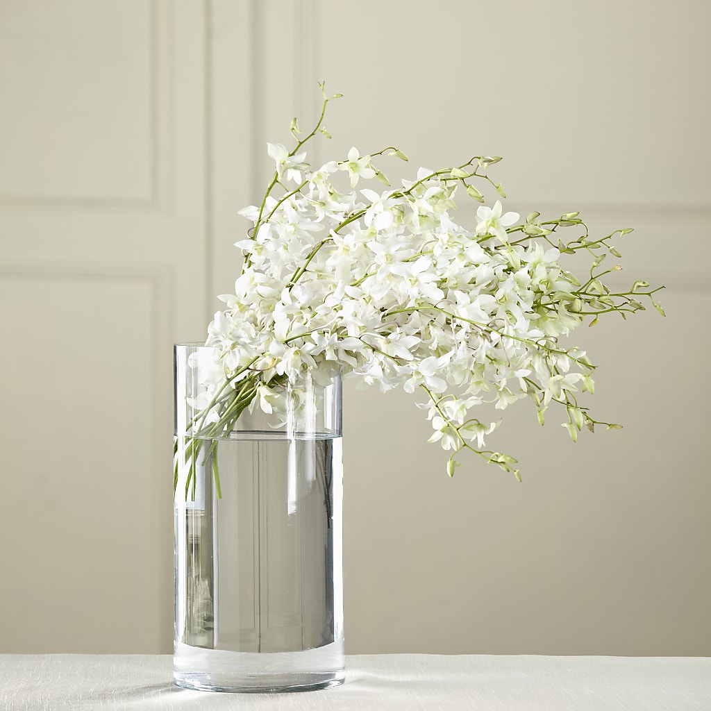 White Dendrobium Bouquet – Floral Designs Atlanta Llc, Atlanta GA
