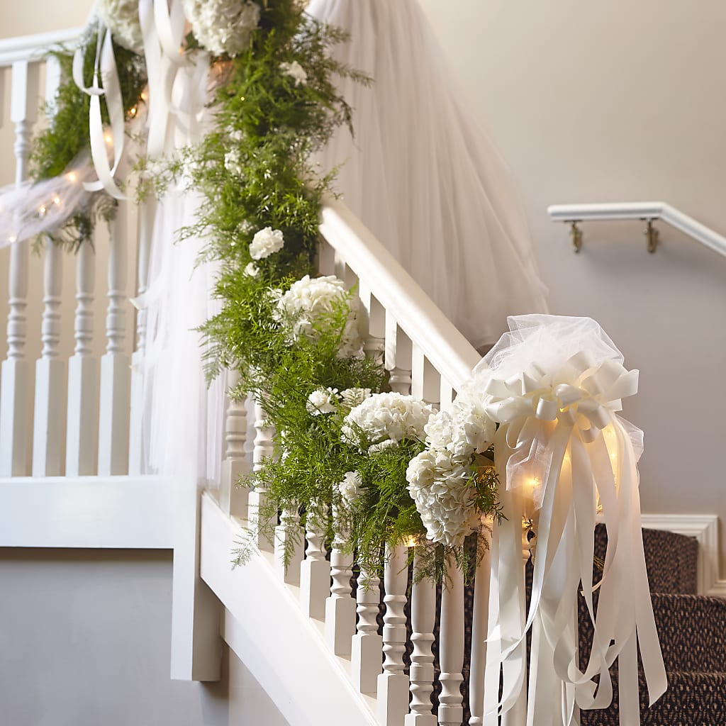 Champagne Dreams Garland – Floral Designs Atlanta Llc, Atlanta GA