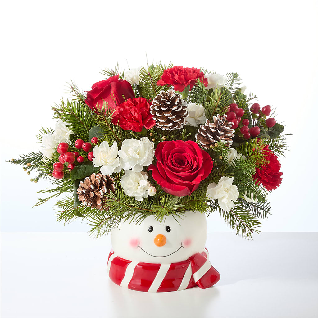 Jolly Snowman Bouquet –  Floral Designs Atlanta Llc, Atlanta GA
