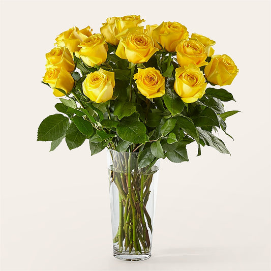 Long Stem Yellow Rose Bouquet –  Floral Designs Atlanta Llc, Atlanta GA