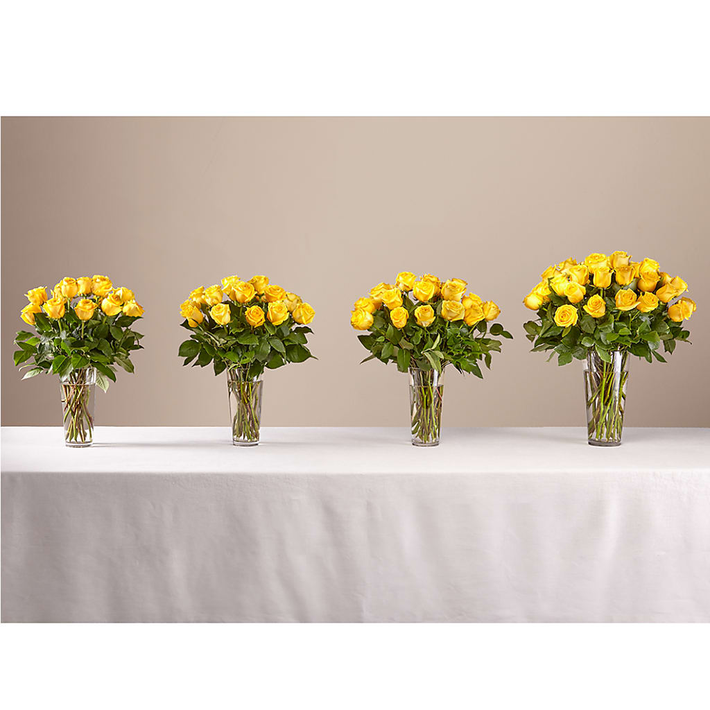 Long Stem Yellow Rose Bouquet –  Floral Designs Atlanta Llc, Atlanta GA