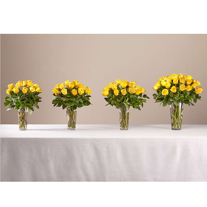 Long Stem Yellow Rose Bouquet –  Floral Designs Atlanta Llc, Atlanta GA