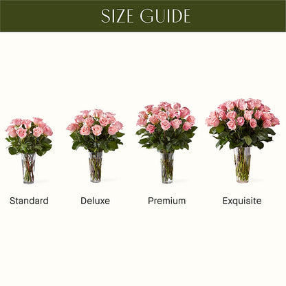 Long Stem Pink Rose Bouquet –  Floral Designs Atlanta Llc, Atlanta GA