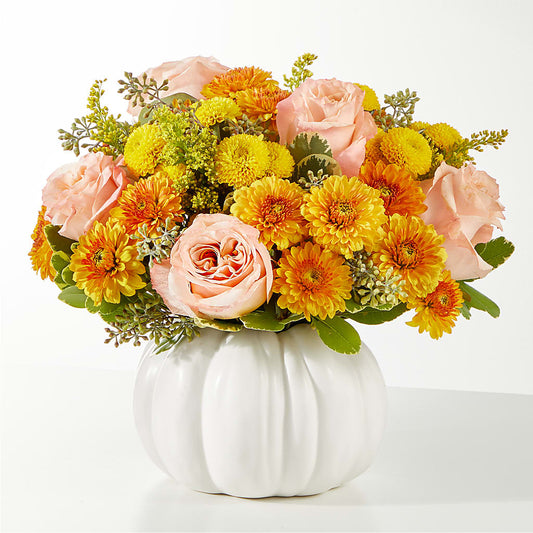 Peachy Pumpkin –  Floral Designs Atlanta Llc, Atlanta GA