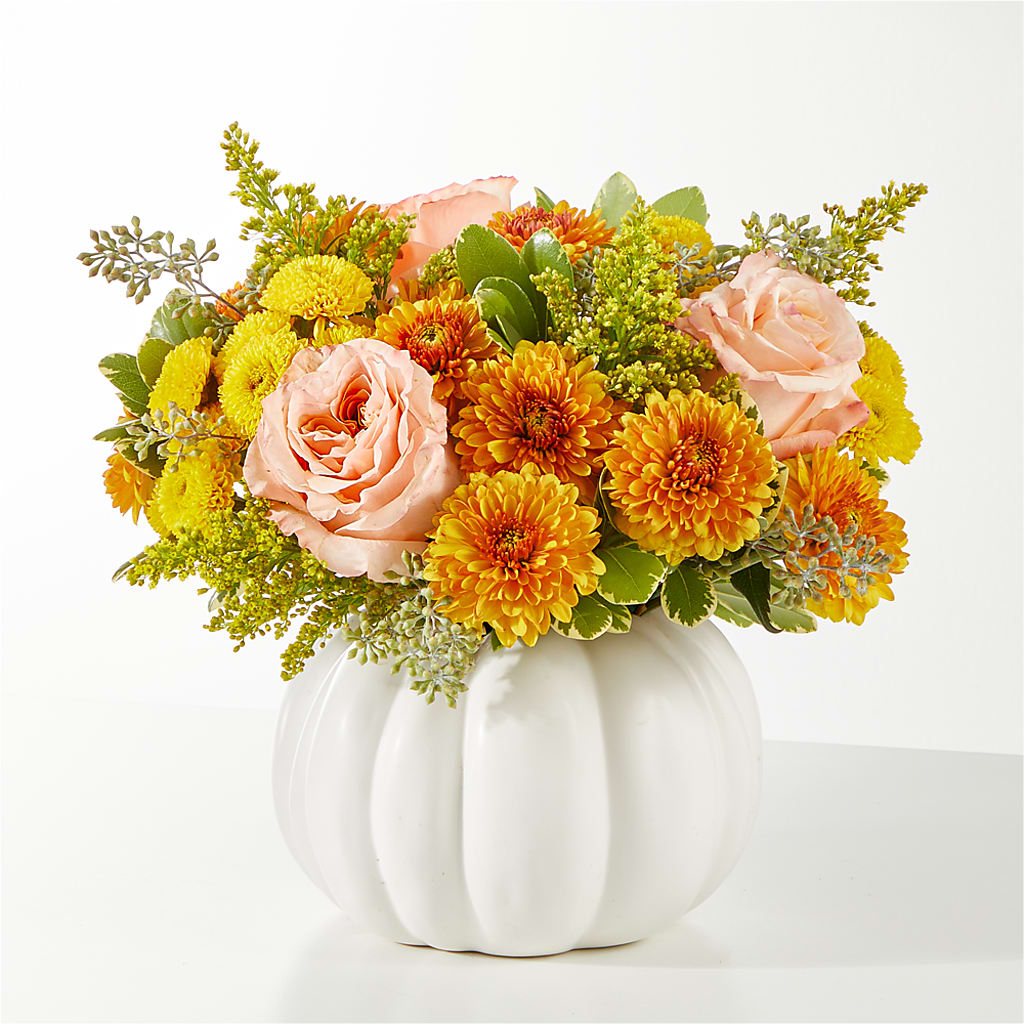 Peachy Pumpkin –  Floral Designs Atlanta Llc, Atlanta GA