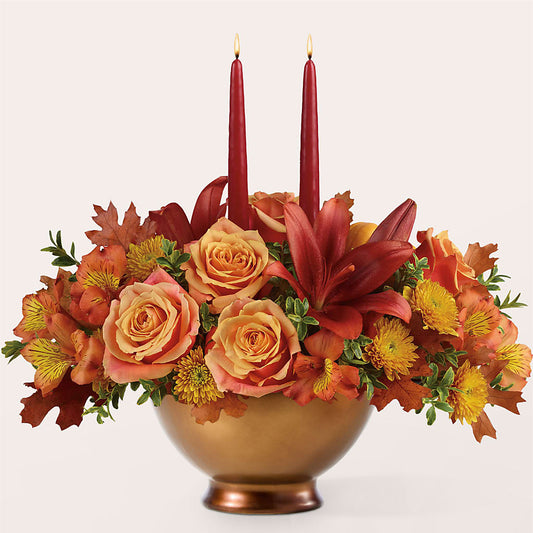 Harvest Table Centerpiece –  Floral Designs Atlanta Llc, Atlanta GA