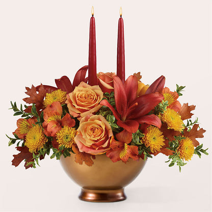 Harvest Table Centerpiece –  Floral Designs Atlanta Llc, Atlanta GA