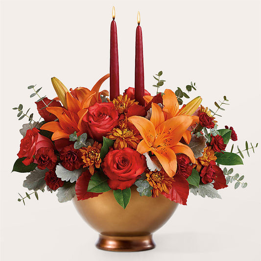 Fruits of Fall Centerpiece –  Floral Designs Atlanta Llc, Atlanta GA
