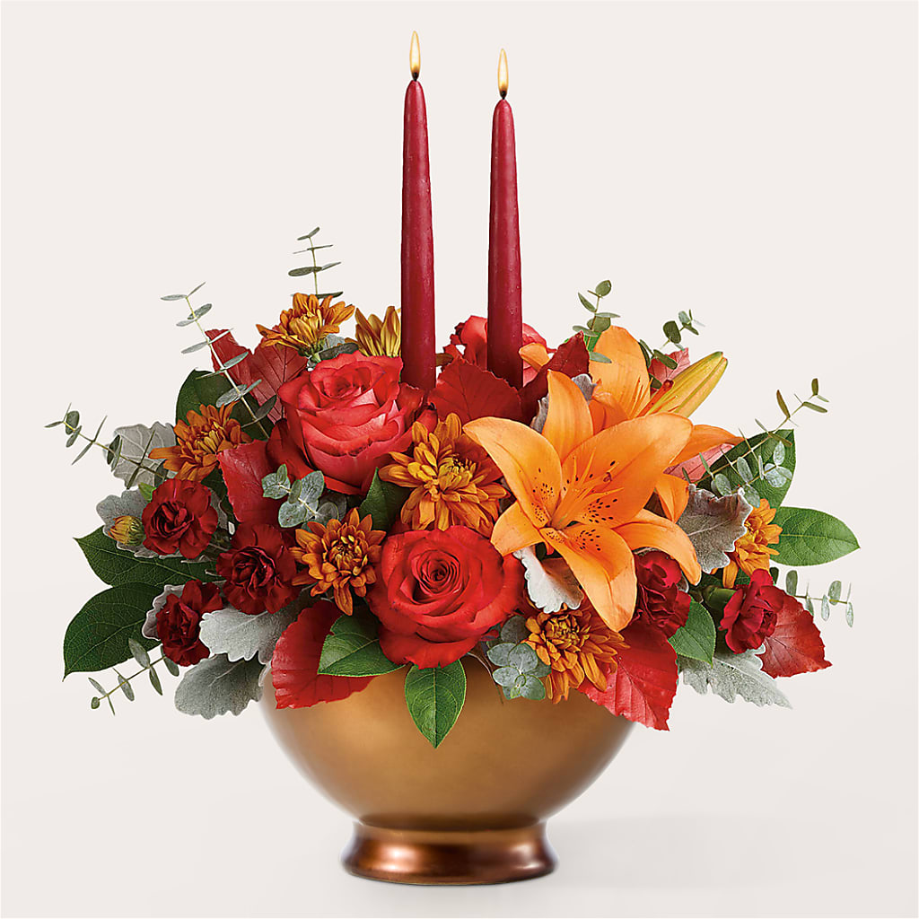 Fruits of Fall Centerpiece –  Floral Designs Atlanta Llc, Atlanta GA