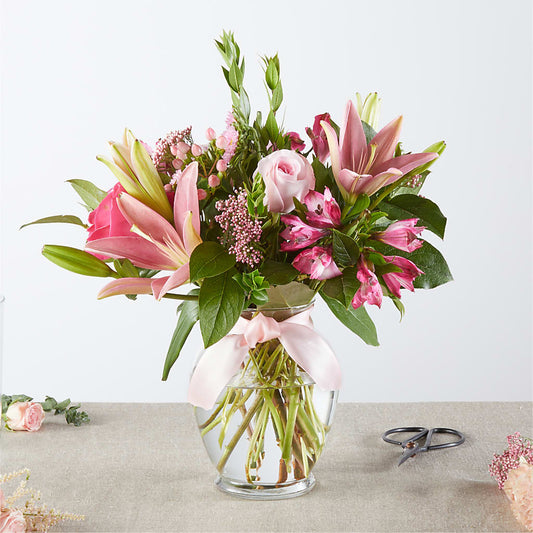 Pink Ribbon - A Florist Original –  Floral Designs Atlanta Llc, Atlanta GA