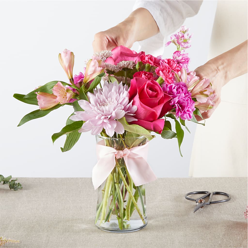Pink Ribbon - A Florist Original –  Floral Designs Atlanta Llc, Atlanta GA
