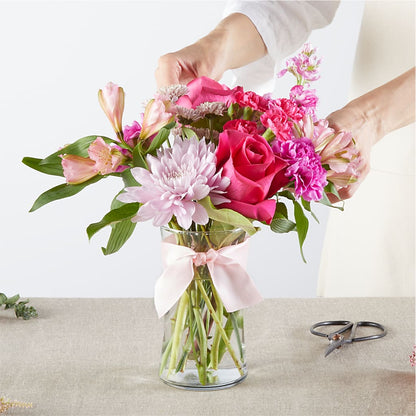 Pink Ribbon - A Florist Original –  Floral Designs Atlanta Llc, Atlanta GA
