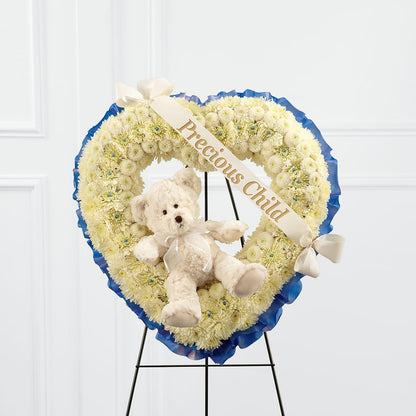 Precious Child Standing Heart –  Floral Designs Atlanta Llc, Atlanta GA