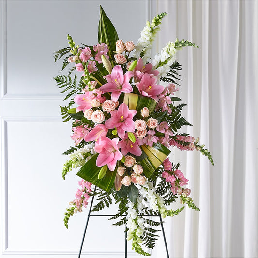 Elegant Embrace Standing Spray –  Floral Designs Atlanta Llc, Atlanta GA