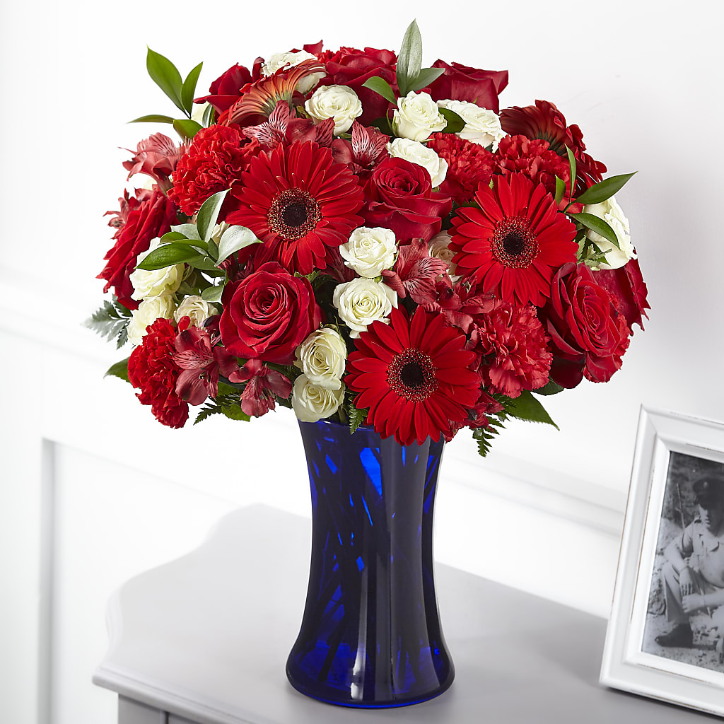 Bouquet Cœurs enlacés