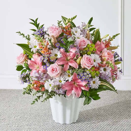 Abundant Compassion Floor Basket –  Floral Designs Atlanta Llc, Atlanta GA