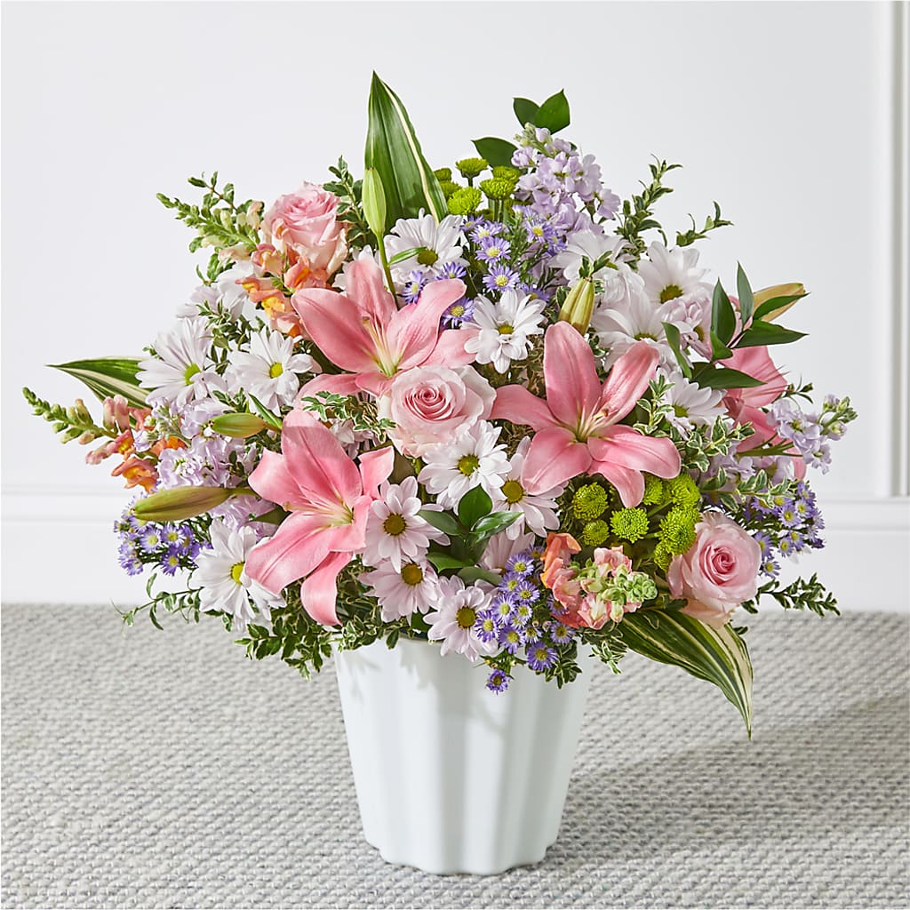 Abundant Compassion Floor Basket –  Floral Designs Atlanta Llc, Atlanta GA