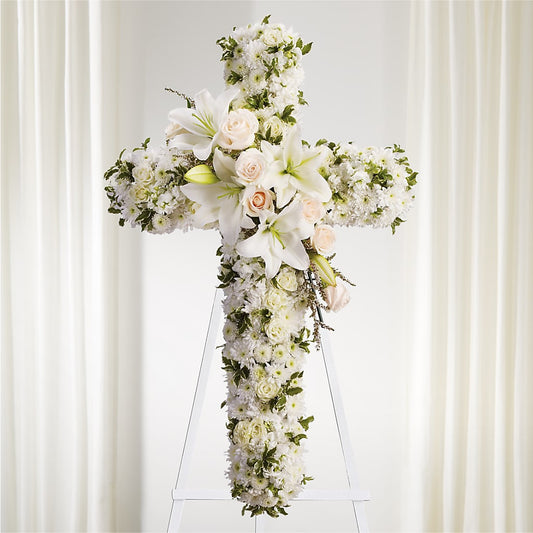 Spiritual Guidance Standing Spray –  Floral Designs Atlanta Llc, Atlanta GA