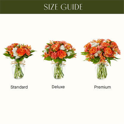 Apricot Glow Bouquet –  Floral Designs Atlanta Llc, Atlanta GA