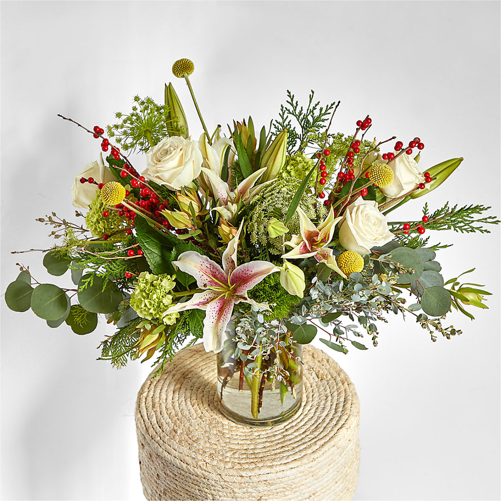 Berry & Bright Bouquet –  Floral Designs Atlanta Llc, Atlanta GA