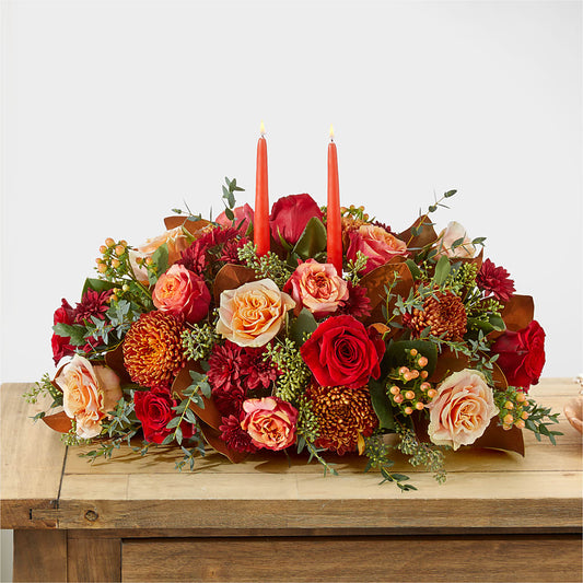 Gather Near Centerpiece –  Floral Designs Atlanta Llc, Atlanta GA