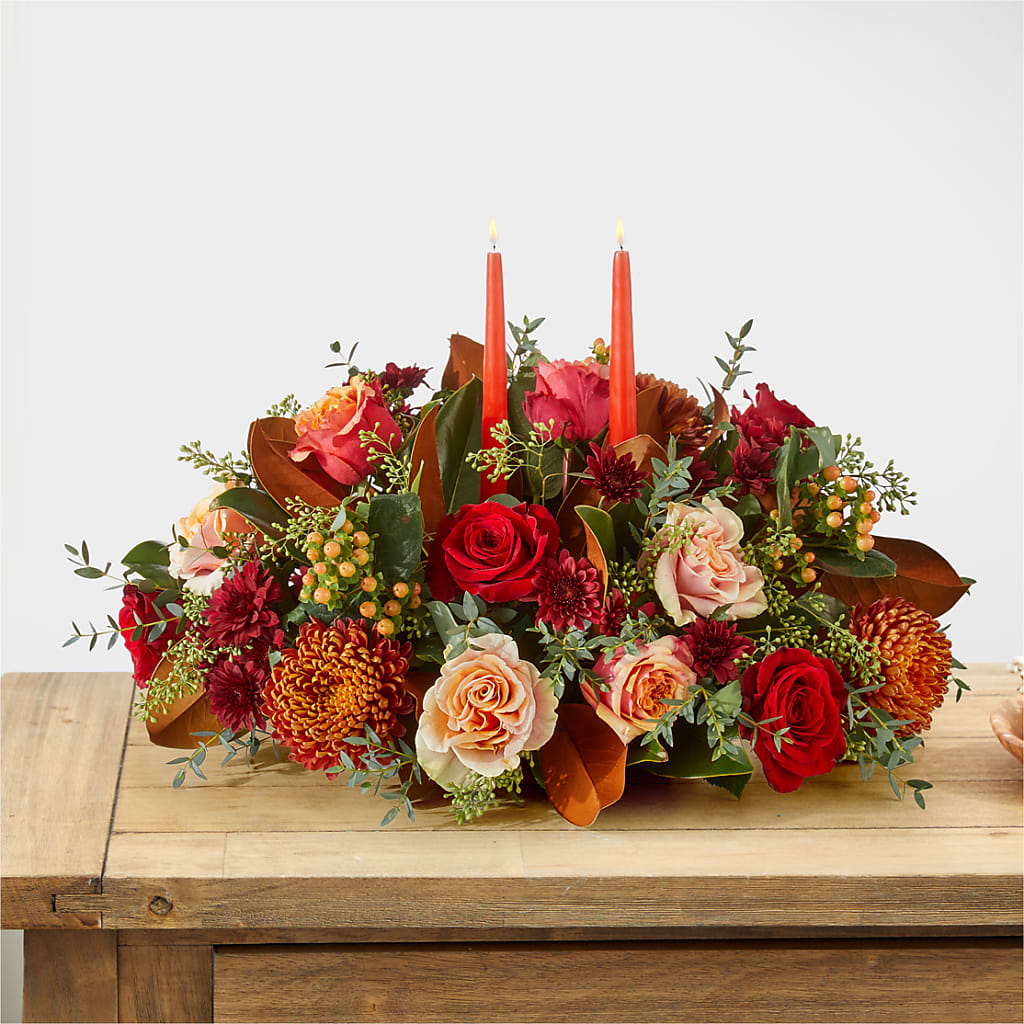 Gather Near Centerpiece –  Floral Designs Atlanta Llc, Atlanta GA