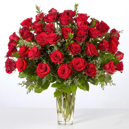 Forever Yours Fifty Stem Red Rose Bouquet –  Floral Designs Atlanta Llc, Atlanta GA